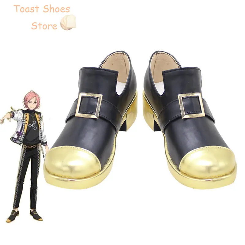 

Game Ensemble Stars Crazy:B Oukawa Kohaku Cosplay Shoes Halloween Carnival Boots Cosplay Prop PU Leather Shoes Costume Prop