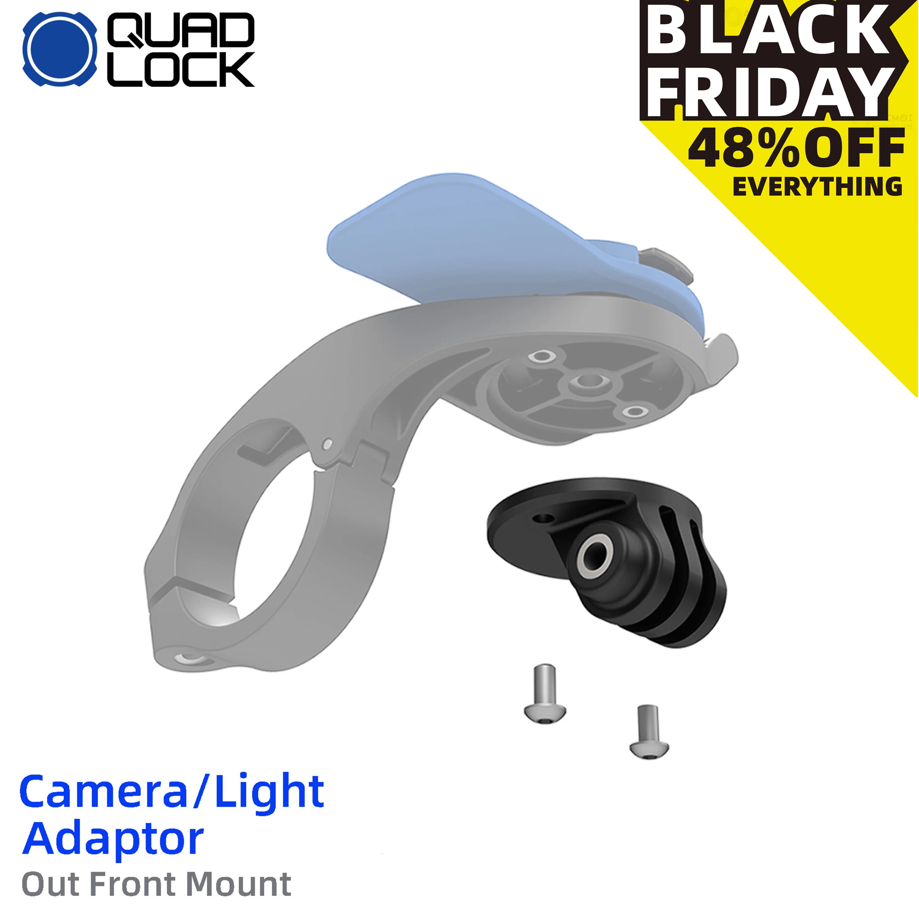 Quad Lock Camera/Light Adaptor accessories for bike handlebar Out Front Mount and Out Front Mount Pro