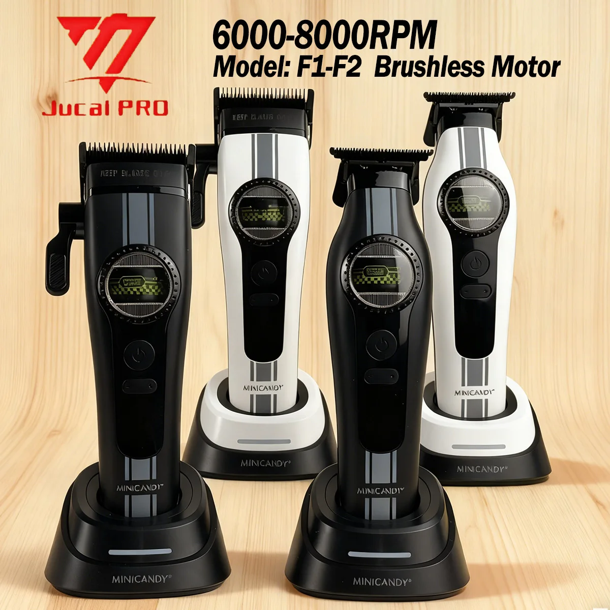 jucai-minicandy-f1-f2-tondeuse-a-cheveux-professionnelle-6000-8000-tr-min-5-vitesses-controle-moteur-sans-brosse-dlc-lame-tondeuse-tete-d'huile-pour-homme