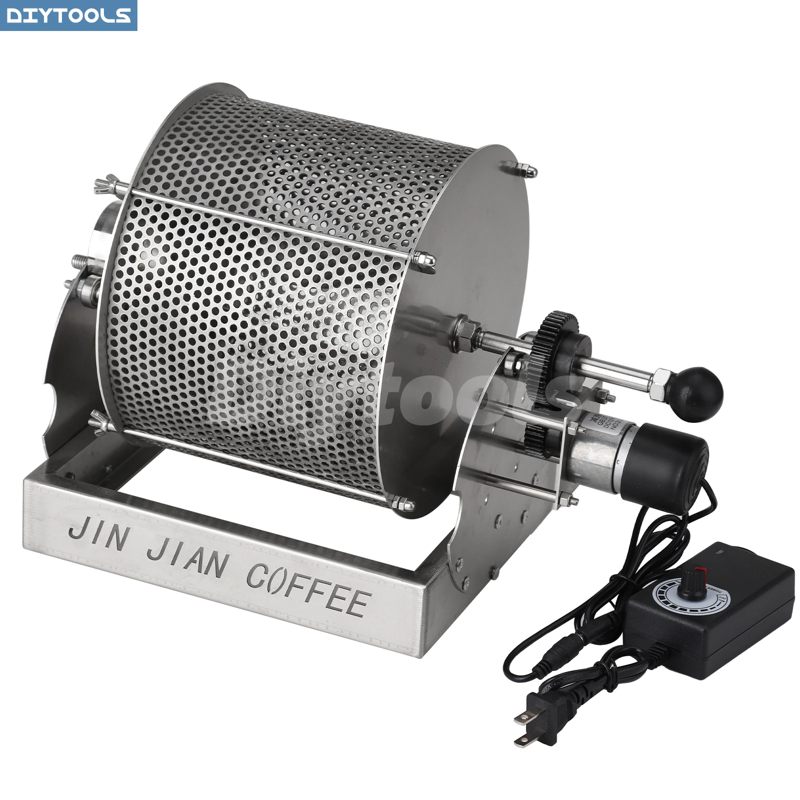 

Компактная жаровня для кофе, 3,8 л, керамический нагрев, электрическая машина для запеченных зерен, бытовой инструмент для жарки, 110 В/220 В