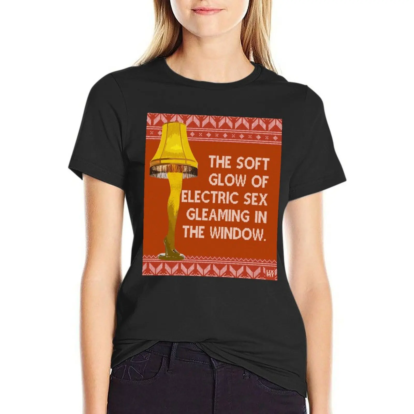 Electric Sex - Ugly Sweater T-Shirt tees summer top customs Women clothing