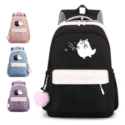 New Fashion Cute Backpack Teenagers Casual Anime Backpack High Quality Large Capacity Zipper Backpack School School Bags