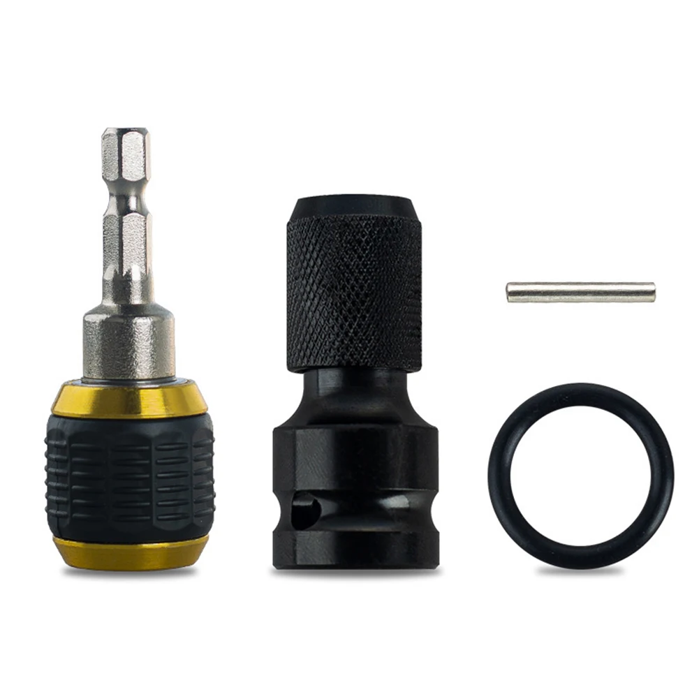 Transform Your Hand Drill with Powerful Lithium Battery Wrench Conversion Connector Telescopic Hexagonal Bit Metal Material