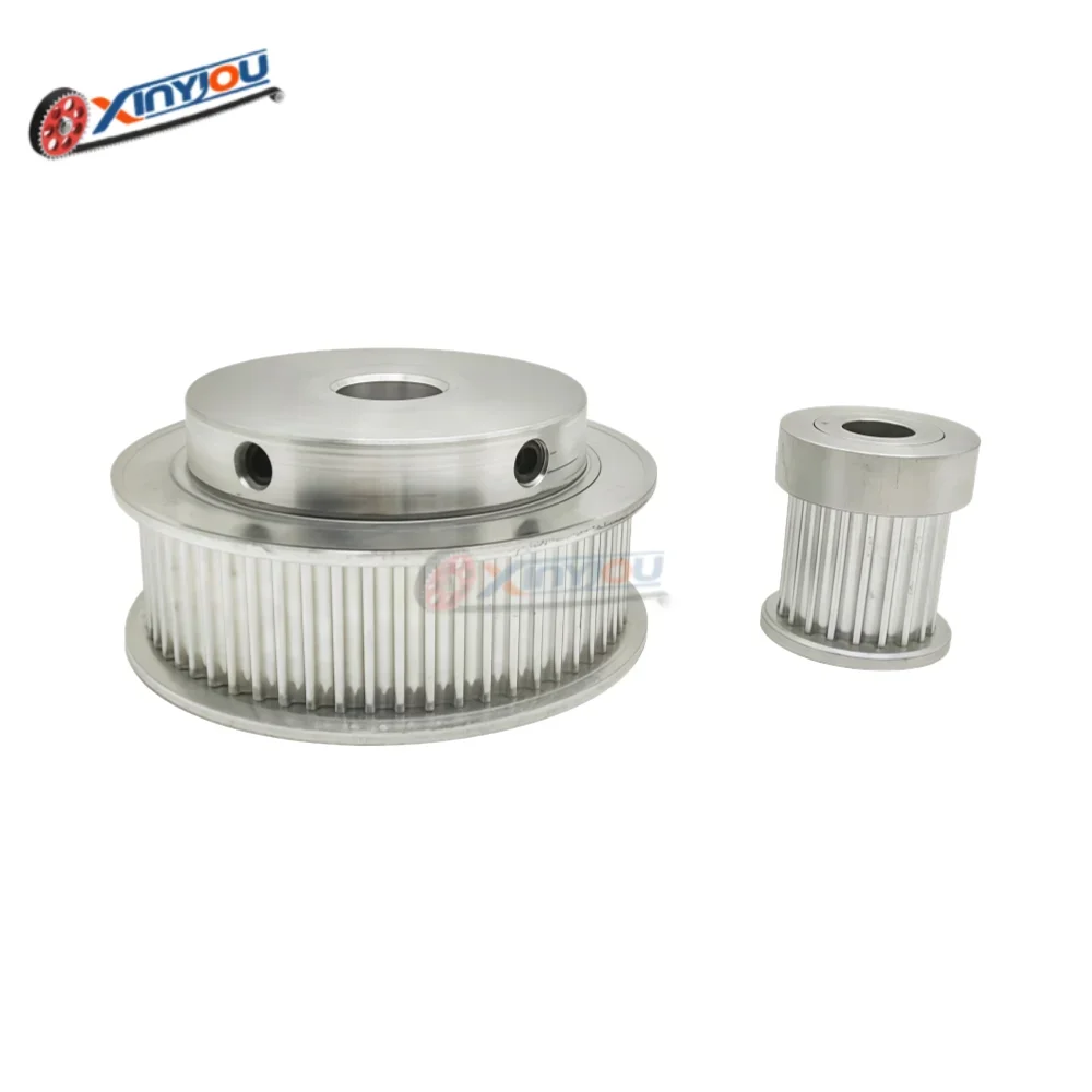 HTD3M K20T+BF60Teeth  Timing Pulley Belt Set Speed ratio 1:3 Bore 5~25mm Belt Width 15mm Belt length255~600mm