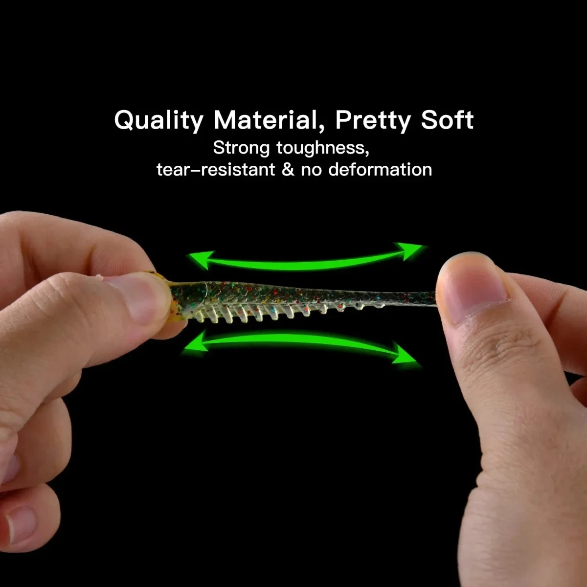 30 teile/schachtel Weicher Köder Kit Weiche Angeln Köder 5 cm 5,5 cm 3,5g Jig Kopf Haken mit angelgerät Box Pesca Gefälschte Köder Blei Kopf Haken – Detail 2