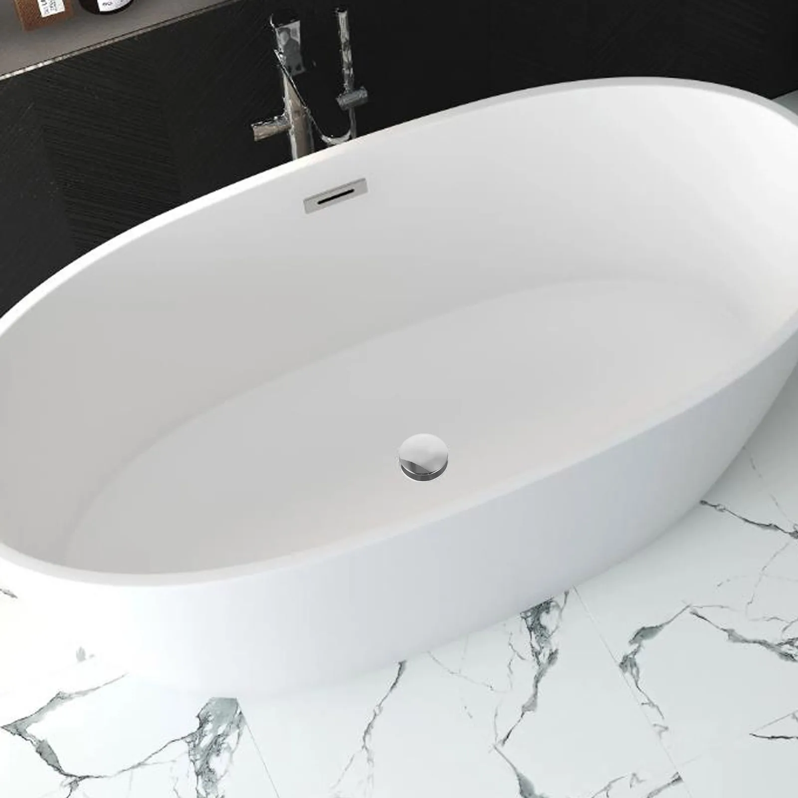 

Bath Tub Stopper Press Type Bounce Core Odor Proof Sink Plug Washbasin Plug For Bathroom Basin Washbasin Replacement