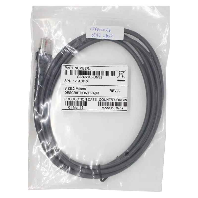 5pcs/10pcs New 3M USB Data Cable For Motorola Symbol LS2208 LS4208 DS6708 LS1203 Barcode Scanners