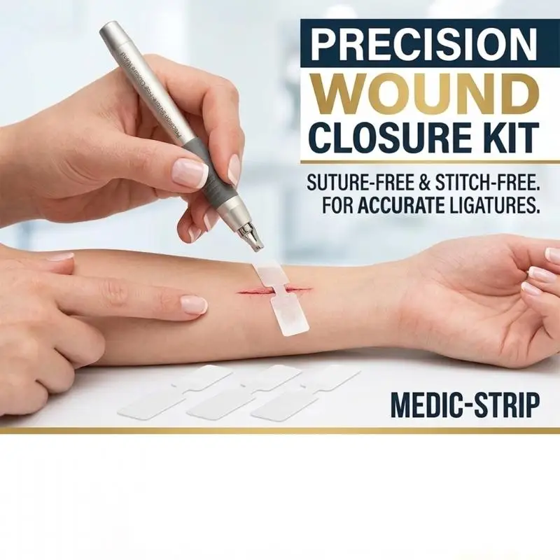 Adhesive Wound Closure Strips Waterproof Fabric Adhesive Bandages Wound Strips Set For Joints And Sensitive Skin Areas