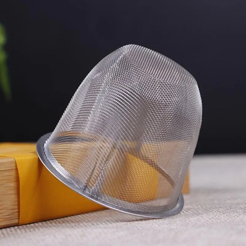 2pcs Stainless Steel Strainer Practical Fine Mesh Infuser for Loose Leaf Professional Teapot Filter Kitchen Accessories