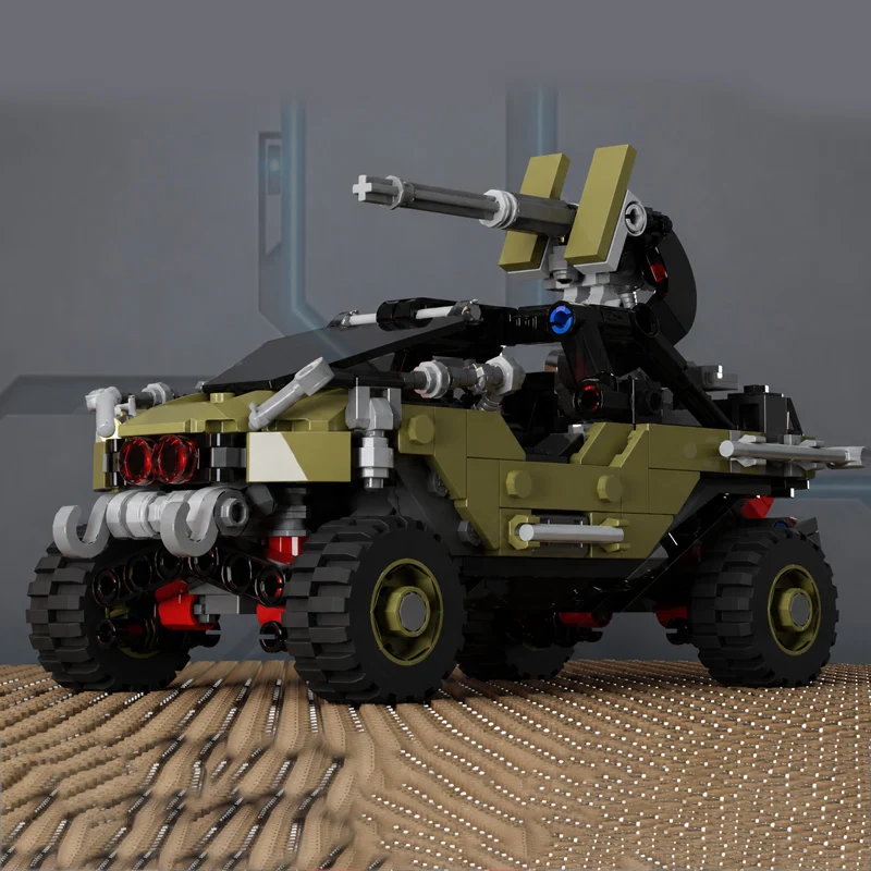 

Popular Games Model MOC Building Bricks Assault Off-Road Vehicle Modular Technology Gifts Holiday Assemble Children Toys Suit