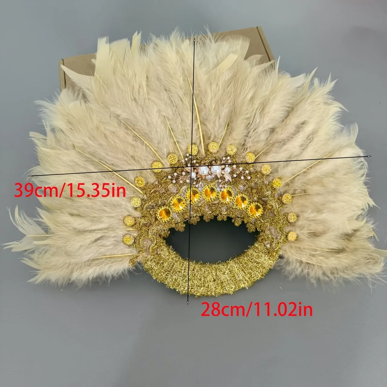 مروحة أداء المسرح، مروحة عروس الزفاف، شكل وجه مبتسم