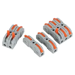 LT-211 Lever Wire Connector For Quick Connection 28-12 AWG(0.08-4mm²)32A 250V Wire Connector Compact Splice Insulated Terminal