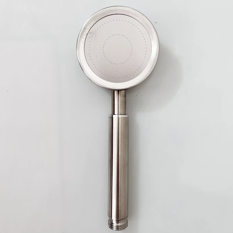

Ручная душевая лейка из нержавеющей стали для ванной комнаты, высоконапорная, водосберегающая, с режимами супермощного дождевого распыления