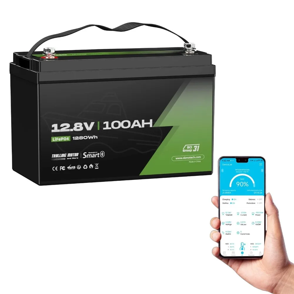 12V 100Ah Tm Lifepo…