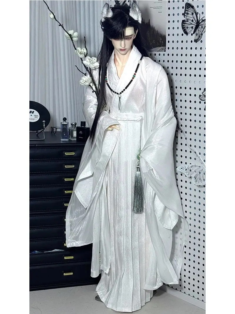 Traje de ropa para muñeca Bjd masculina de 75cm, 77cm, conjunto Hanfu de estilo antiguo, juguetes bonitos, accesorios para vestir, sin muñeca, 1/3