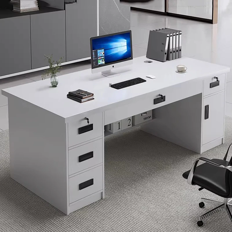 โต๊ะทำงานดีไซน์ประหยัดพื้นที่ สำหรับห้องนอน หรูหรา มีลิ้นชัก โต๊ะทำงานทันสมัย โต๊ะประชุม สไตล์มินิมอล เฟอร์นิเจอร์ทันสมัย