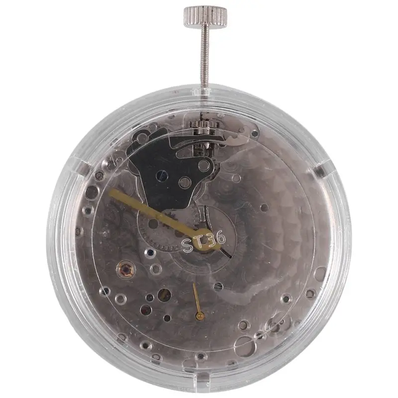 ABZC-4X Watch Accessories Seagull ST3601 Homemade 6497 Movement Fine Tuning Manual Up-Chain Two-Pin Semi-Mechanical Movement