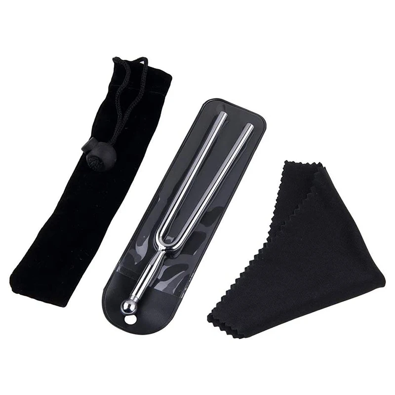 

Tuning Fork,A440Hz Tuning Fork-Standard a 440 Hz Violin Guitar Tuner Instrument with Soft Shell Case and Cleaning Cloth