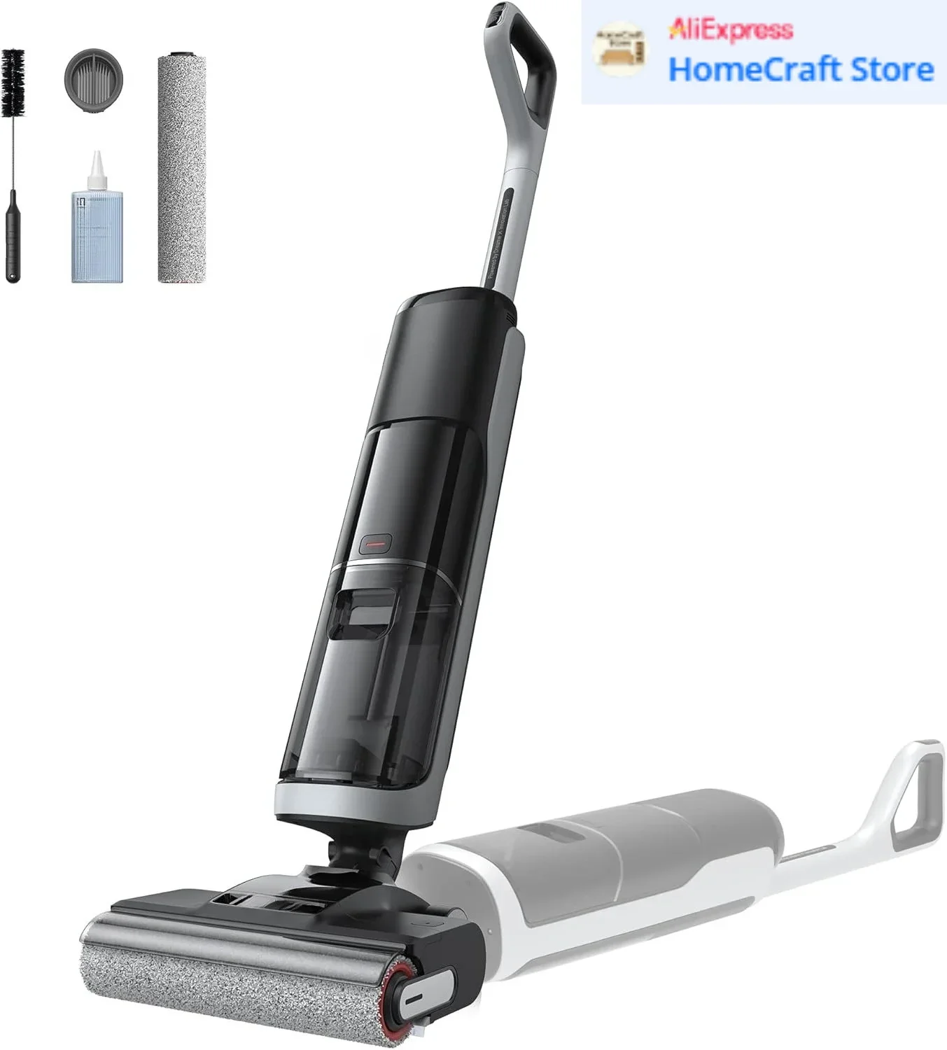 

Беспроводная вакуумная швабра H14 по заводской цене, 180 ° Пылесос для влажной и сухой уборки Lie-Flat, 140 ° Мойка щеток, быстрая сушка горячим воздухом за 5 минут