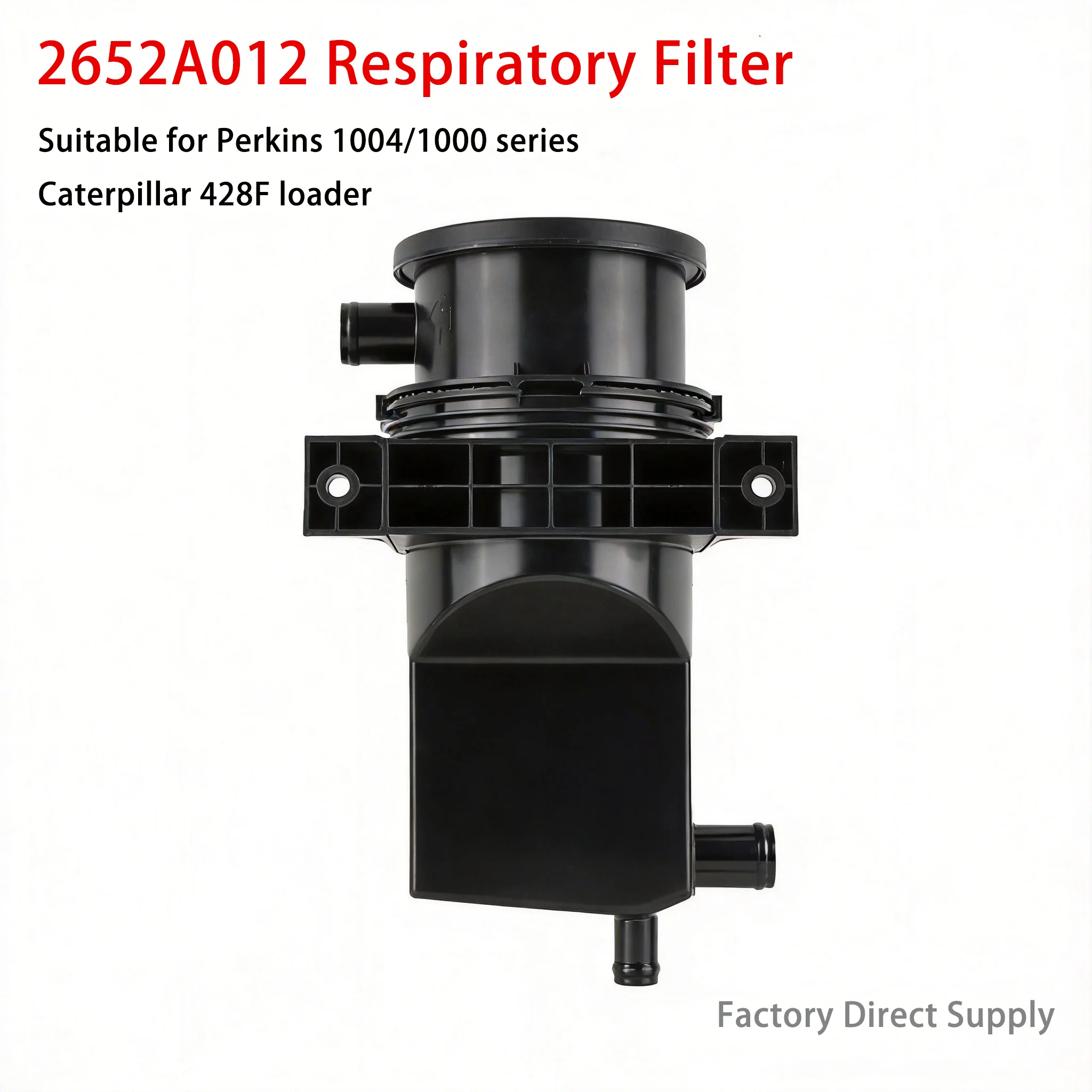 Filtro de Respiración del Cárter 2652A012 para Retroexcavadora Caterpillar 428F, Separador de Aceite del Motor Perkins 1004 1000, SAO5460