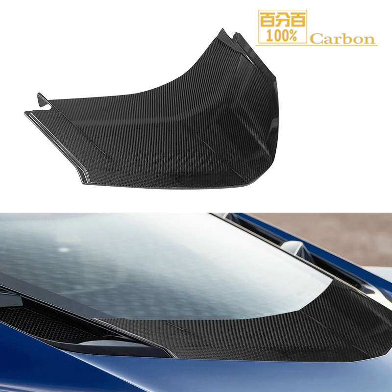 Pre-preg Carbon Fiber Replacement Rear Window Lower Trim Cover For Chervolet Corvette C8 2020-2023