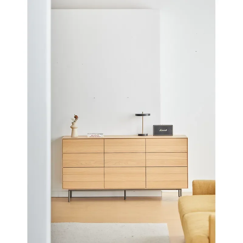 Half House Modern Dresser Chest of Drawers Oversized Multi-Space Wood Storage Unit for Bedroom