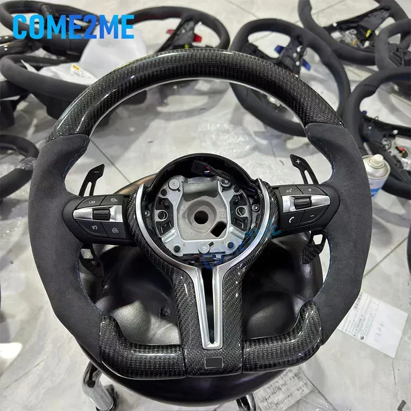 

Upgraded Hollow Paddles Black Carbon Fiber Steering Wheel Suitable For BMW F01 F06 F10 F11 F12 F20 F21 F22 F25 F26