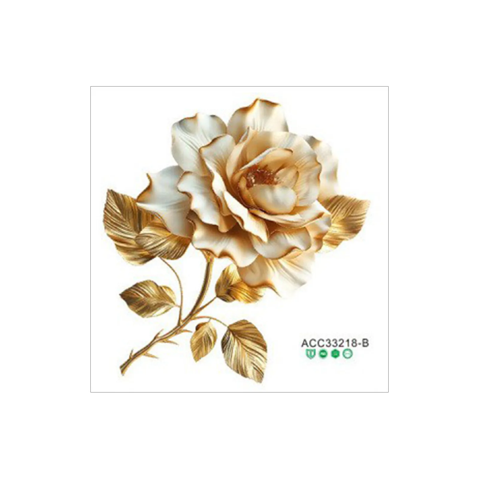 2pcs Floral Toilet Stickers To Add A Romantic Touch To Your Bathroom Wall Decal, Vinyl Decal For Home Decorations Waterproof view 5