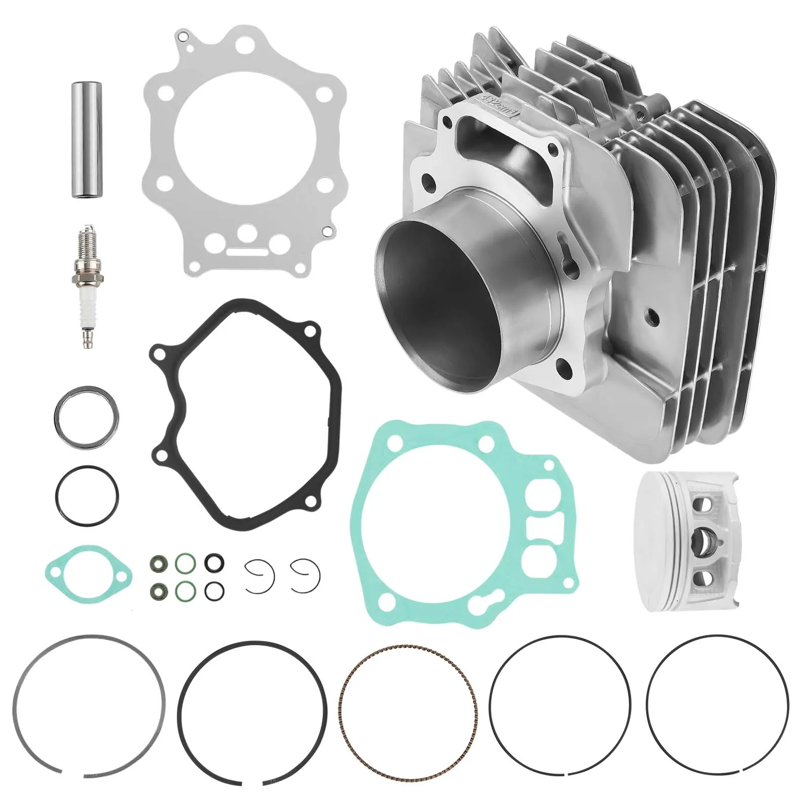 Cylinder Head Piston Ring Gasket Top End Kit For Honda TRX450 S/ES/FE/FM Foreman 450 4x4 (All Models) 1998-2004 12100-HN0-A00