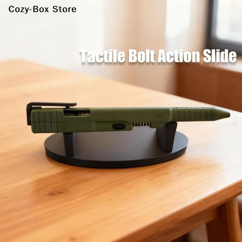 [ZY]1Pcs Versatile 3D Printed Tactical Pens EDC Practical Slide-Action Ballpoint Pen Unique Creative Writing Accessories[ZY]