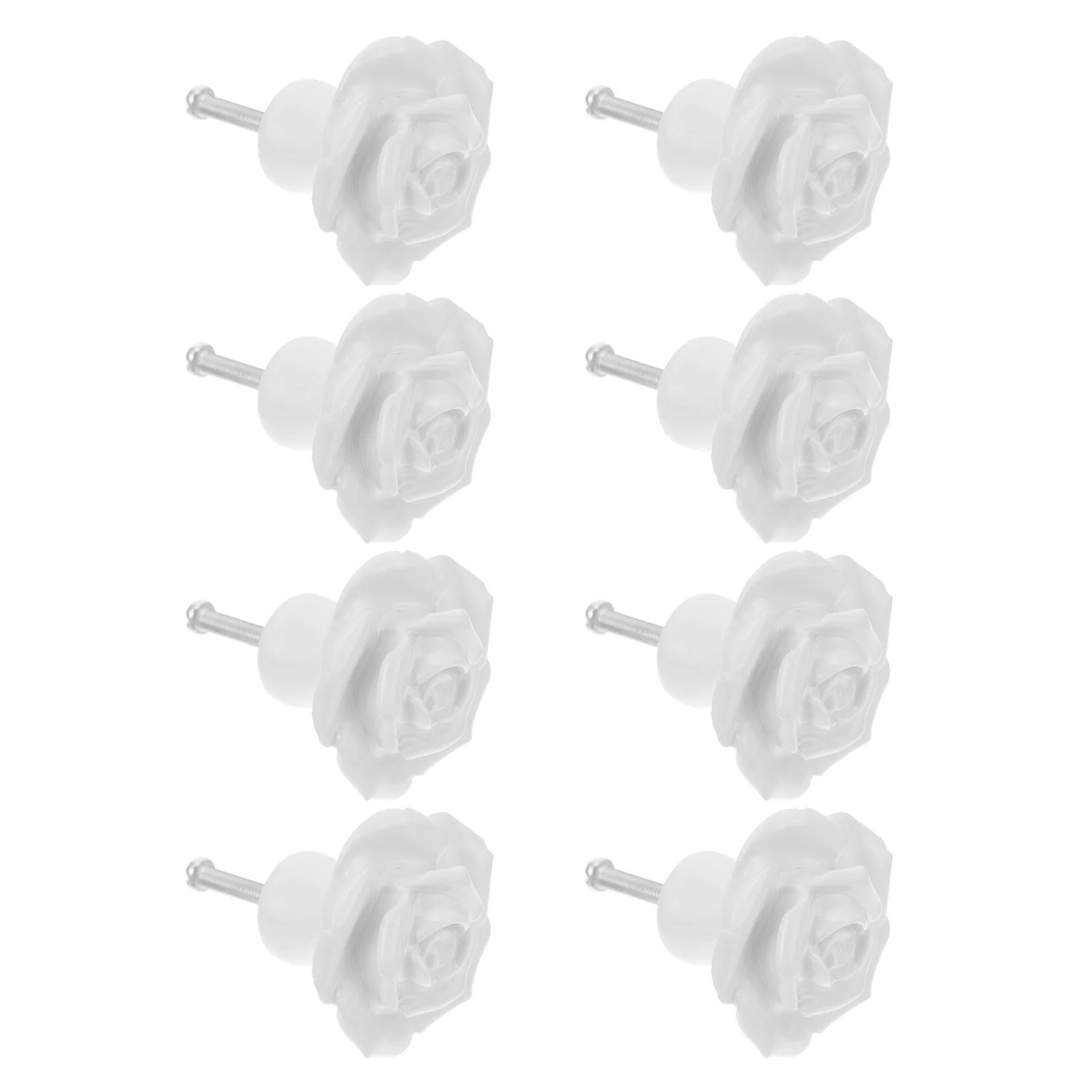 

8 Pcs Door Knob Wardrobe Handle Ornament Handles Cabinet Pull Home Supply Drawer Knobs