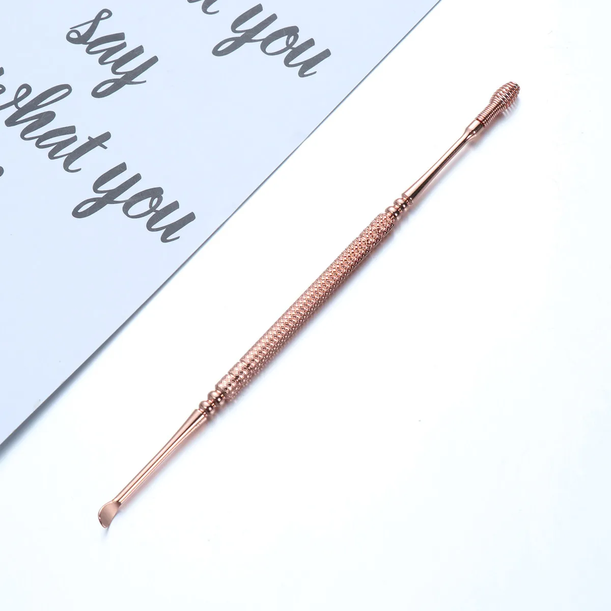 Ear Scoop Stainless Steel Skid Resistance Earwax Remover Portable Ear Pick Cleaner for Individual Adult Children Health Care