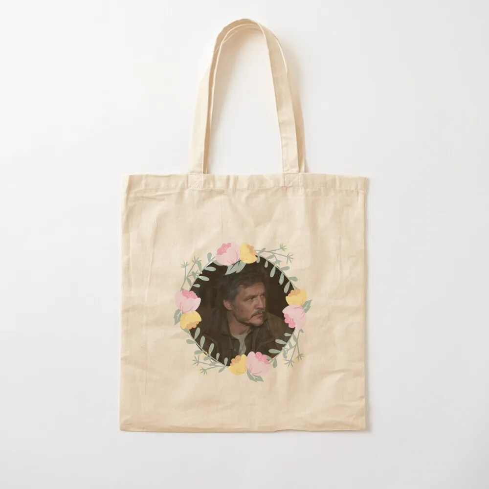 

pedro pascal flowers Tote Bag