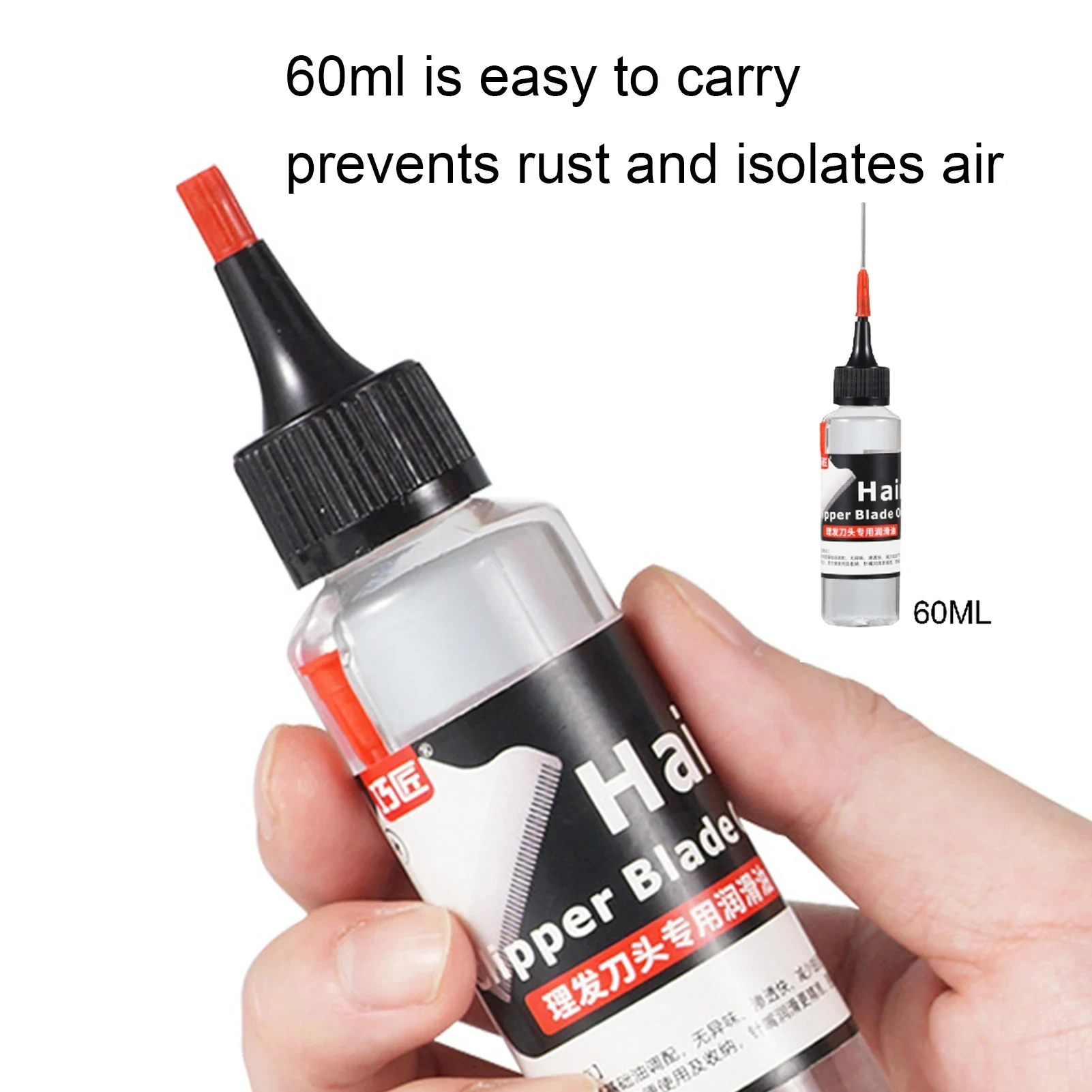 Haarschneider-Klingenöl, 60/100 ml, elektrischer Haarschneider, Rasierer, Wartungsöl, Schmiermittel, verhindert Rosten, Nähen, Friseursalon, Clipper-Öl