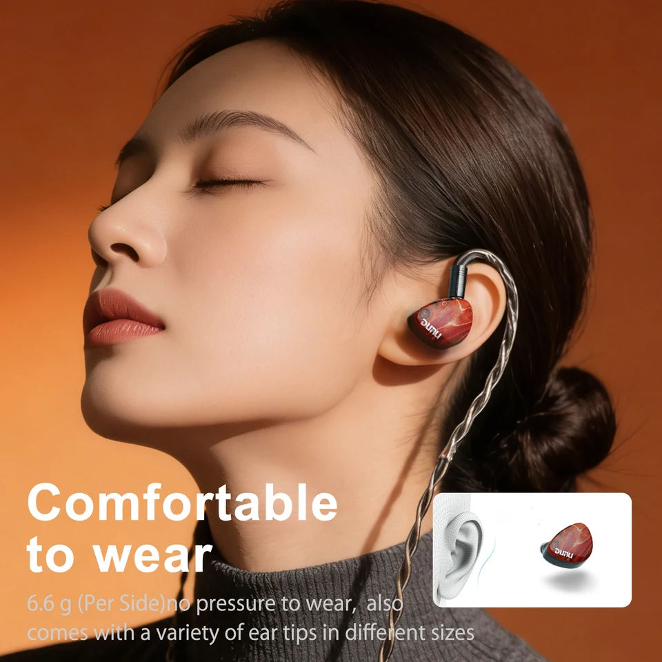 HiFiGo DUNU x Gizaudio DaVinci 2DD+4BA Hybrid In-ear Monitor