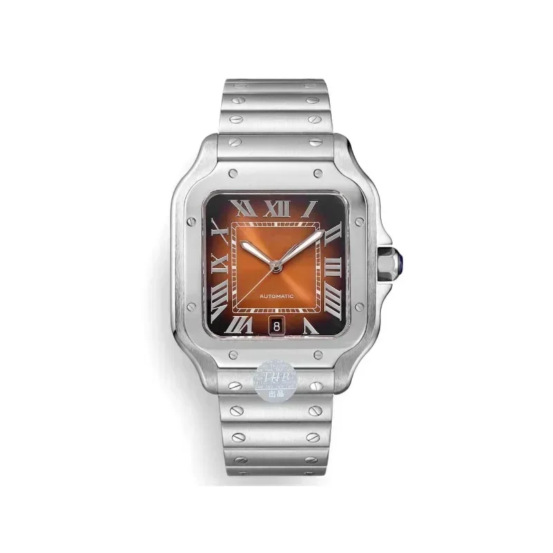 ساعة VIP2025KDY 42 ملم من سلسلة Santos للرجال فاخرة ونبيلة وعصرية ورائعة