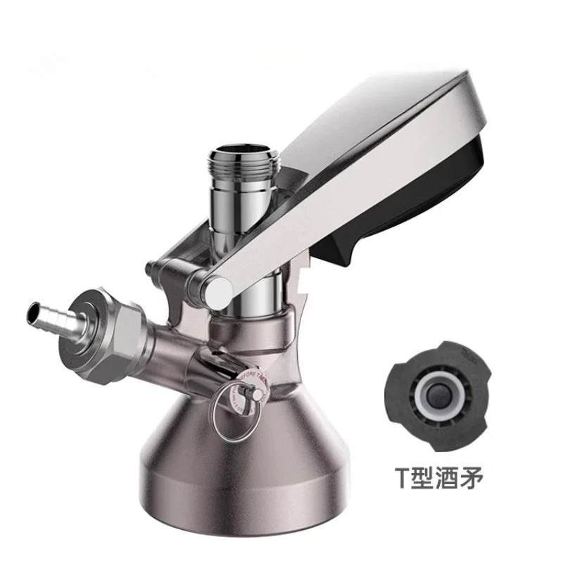 T-type distributor for space barrels, barrel beer distribution equipment, drinking connector