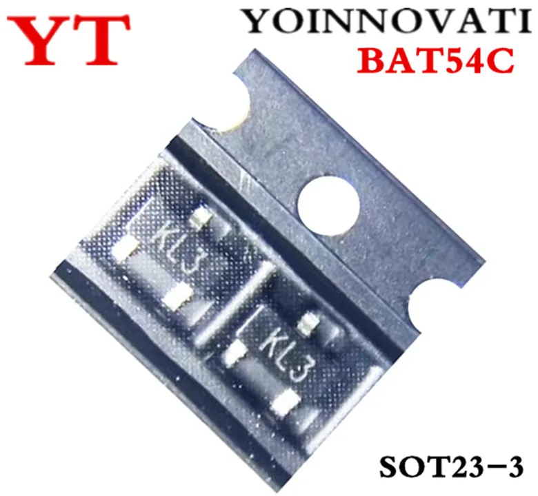 100Pcs/Lot BAT54C B…