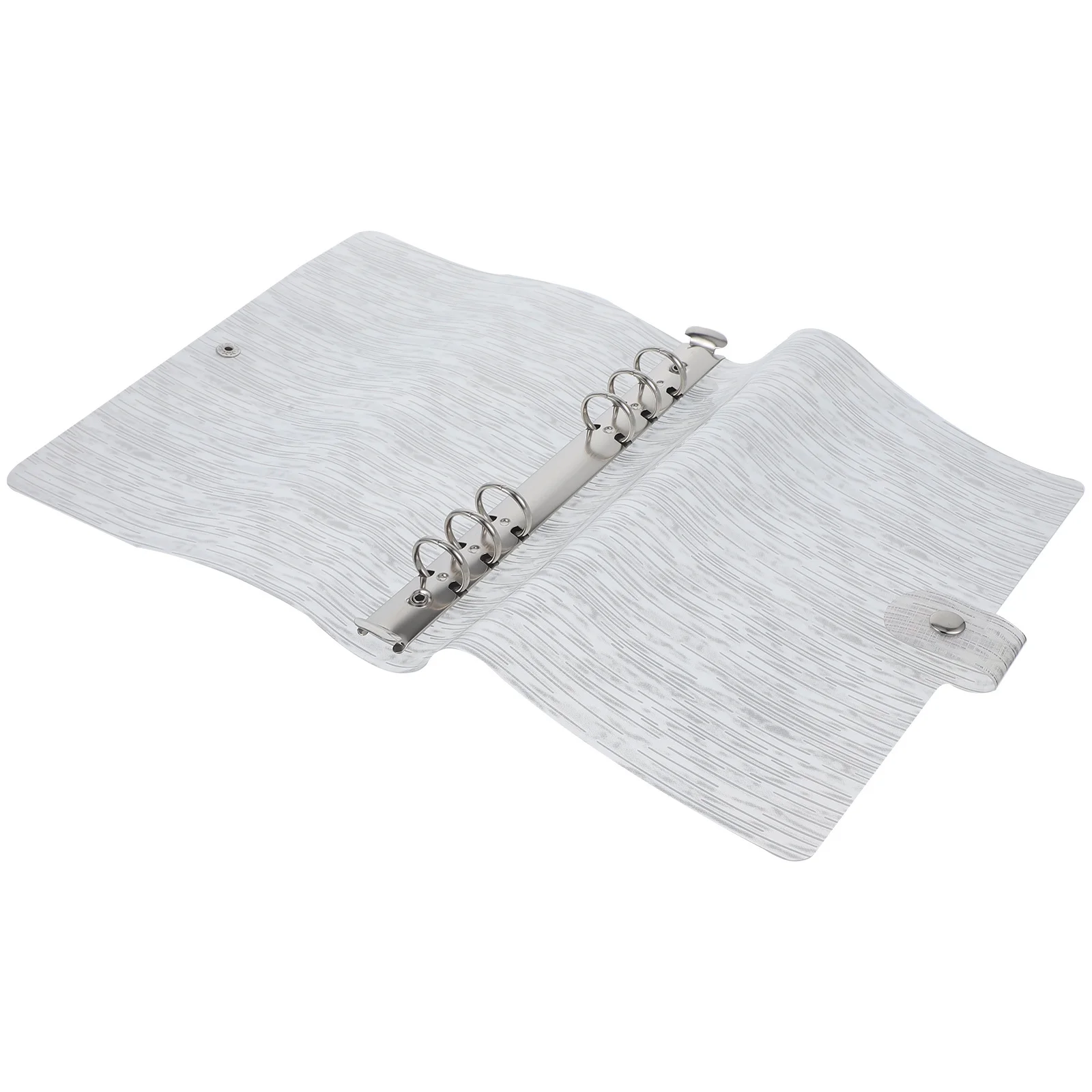 A5 6-Ring Binder Cover Colorful Heavy Duty Document Paper Holder File Organizer Notebook Shell For Office School Storage