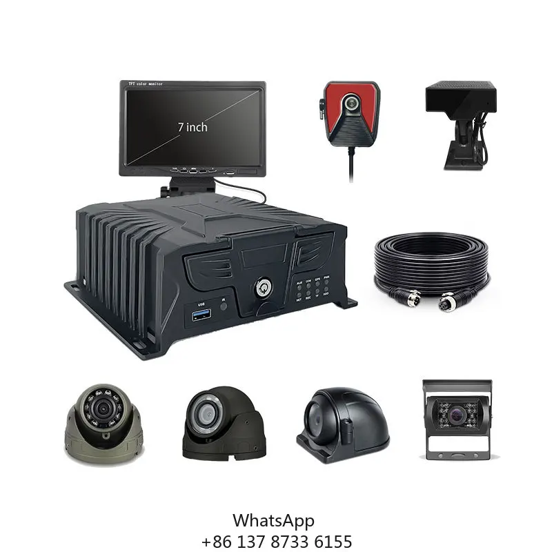 

New Arrival AI HDD MDVR 4G GPS Vehicle 4G AI Mobile DVR ADAS DMS BSD 8 Channel MDVR For Bus Truck