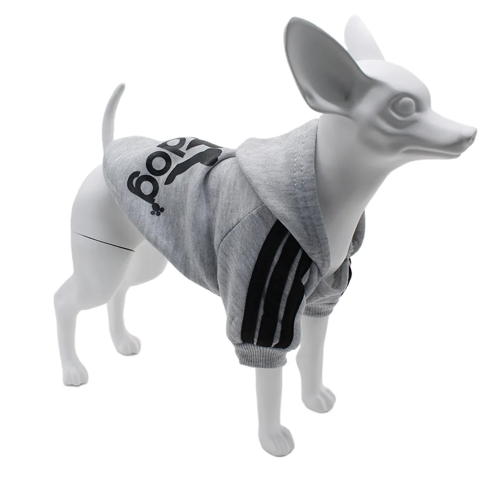 

Sport Pet Coat Dog Clothes for Small Medium Big Large Dogs Cotton Hooded Sweatshirt Hot Sell Warm Two-Legged Pets Jacket XS-5XL
