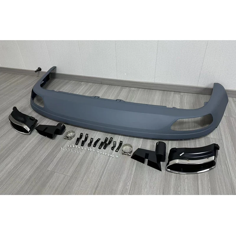 New Design Car Body Kit A8 D4 Upgrade to W12 Rear Bumper Diffuser with Tail Throat for Audi A8 S8 2011-2014