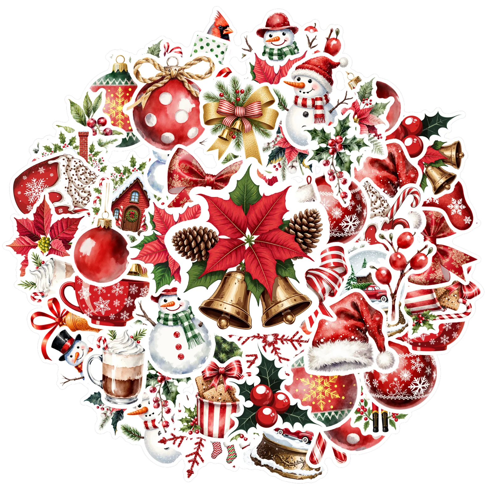 35 個ヴィンテージ冬ステッカー魅力的な装飾ステッカー文房具ステッカーギター DIY スケートボードラップトップ荷物用