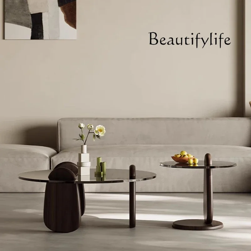 

BJ Minimalist Transparent Coffee Table Modern Decoration Aesthetic Nordic Side Table Simple Designer Meubles Living Room Furnitu