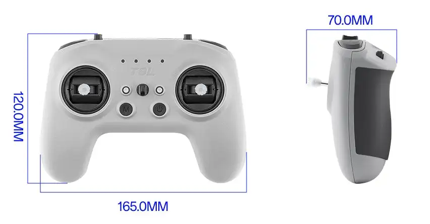 RadioMaster T8L Radio Controller 2.4G ELRS Transmitter 10CH Hall Gimbal Remote Controller USB-C for FPV Drone