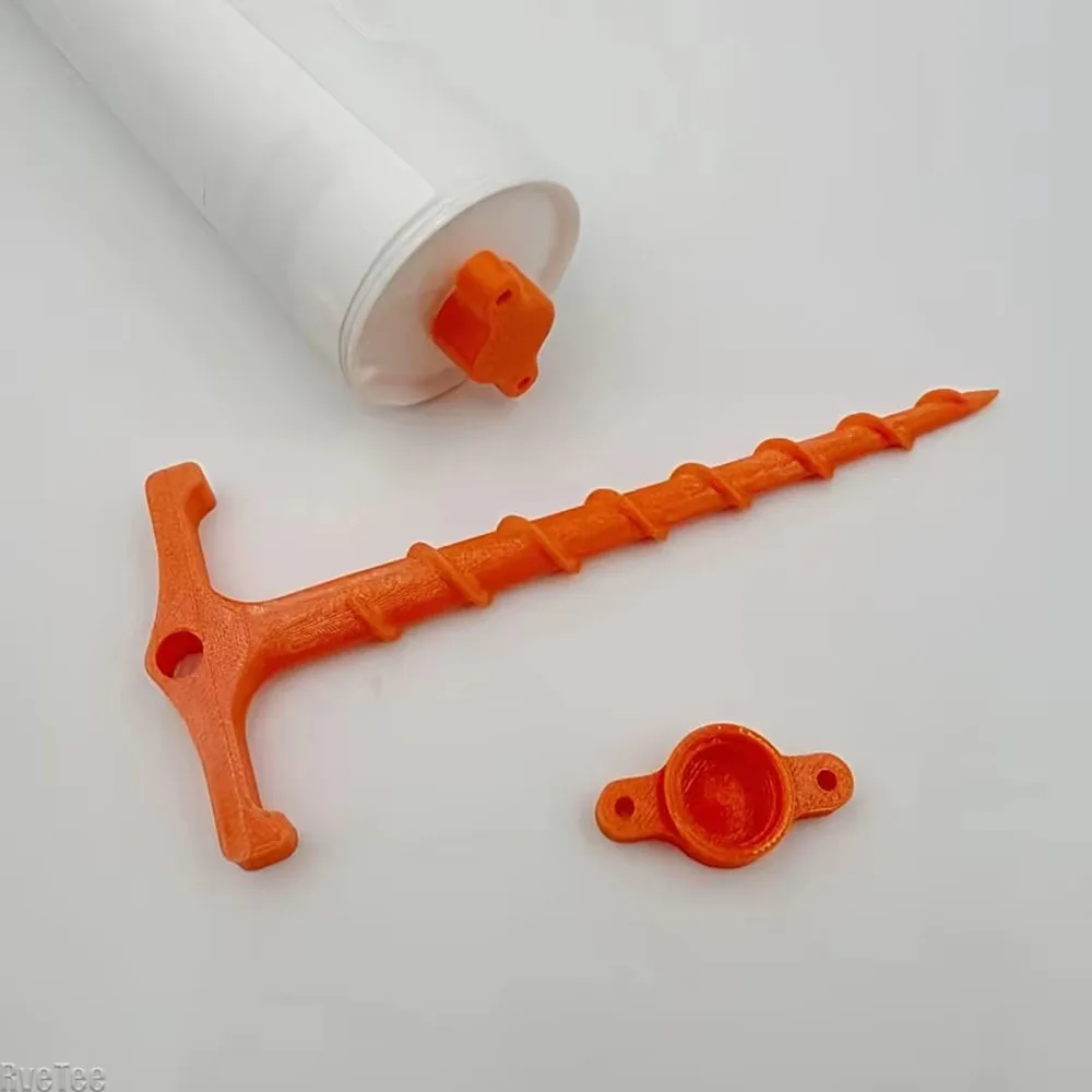 Sealant Nozzle Cleaner Cap Universal Glue Nozzle Cleaner Prevents Drying for Glass Caulk Tubes Standard Size DIY Tool Housework