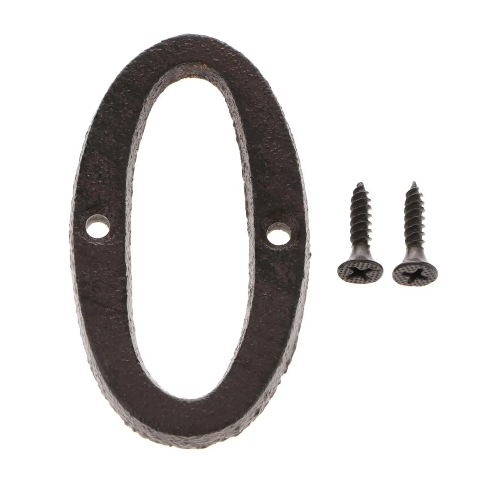 Screw interior Number Address Plate Sticker for Mailbox Apartment House Floor