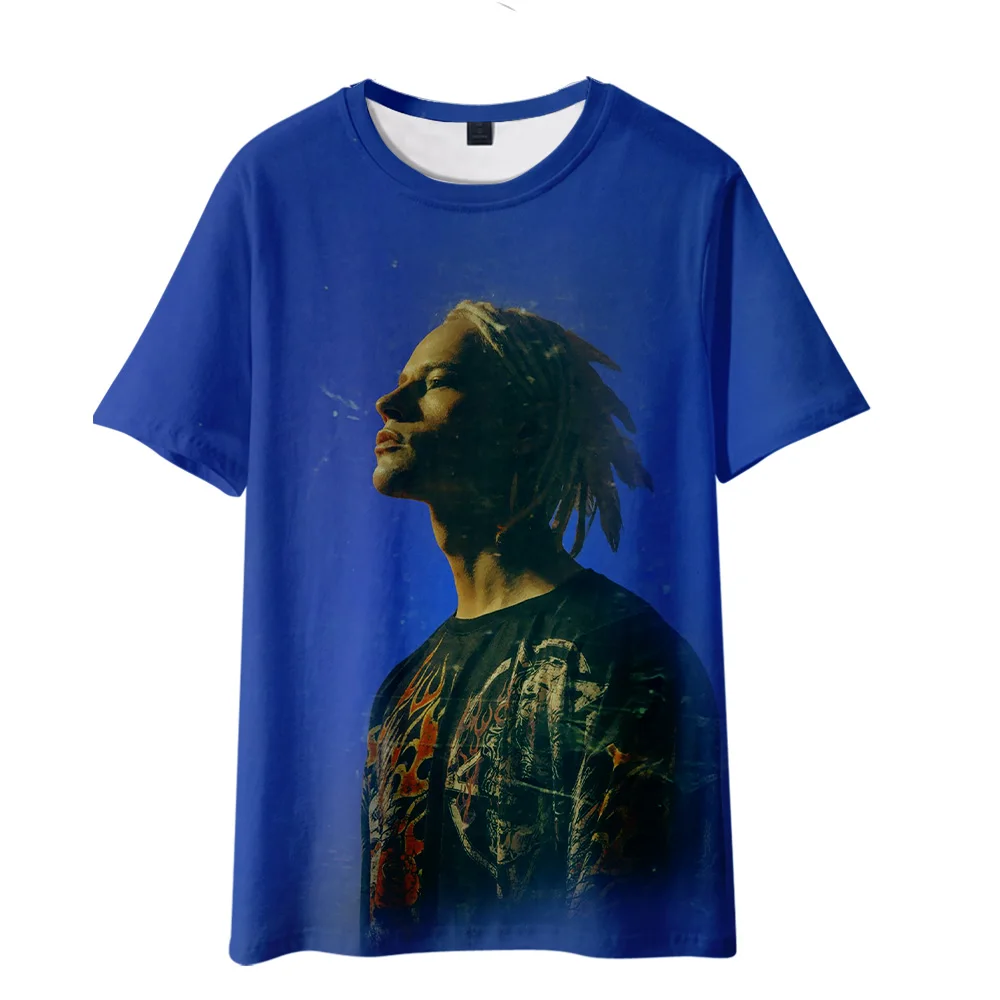 SHAMAN Merch T-Shirt Summer For Women/Men Unisex O-neck Short Sleeve Tee Streetwear Fashion Singer Top