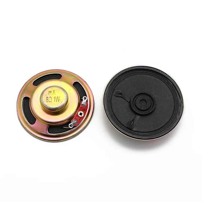 5PCS 1W 8R Speaker 5CM Ultra-thin Acoustic Loudspeaker 8 Ohm 1W Diameter 50MM Speakers , for Arduino Diy Electronic Kit