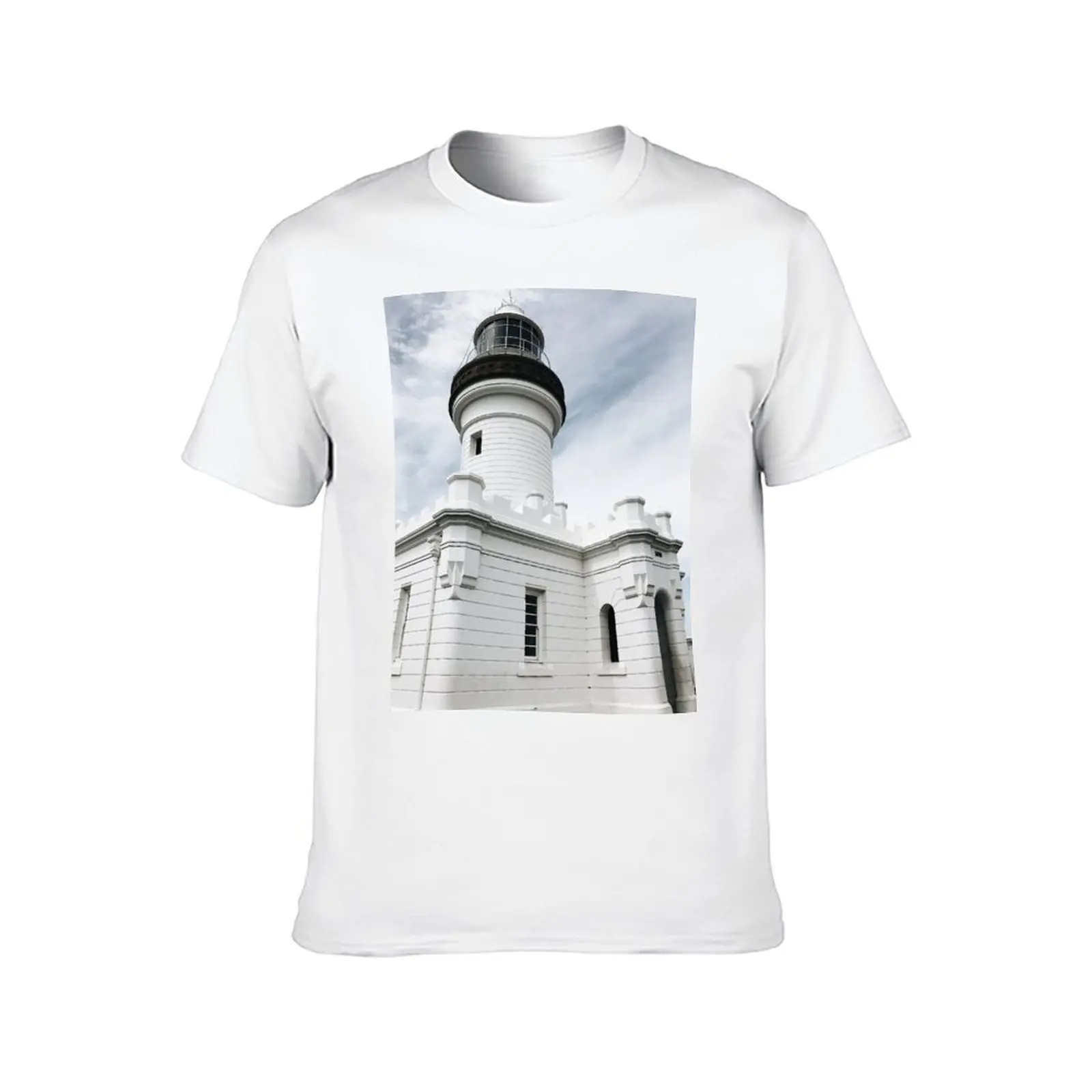 Byron Bay Lighthouse T-Shirt funny costumes street wear summer top Men's t-shirt